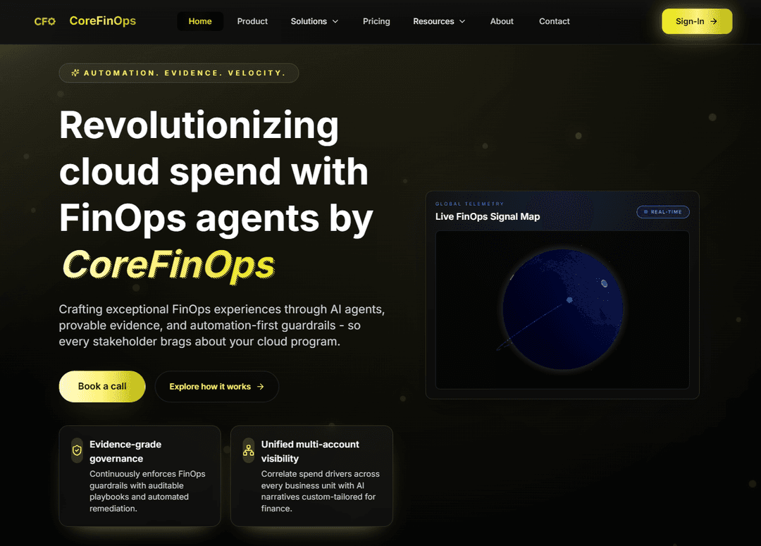 CoreFinOps - Cloud Cost Optimization Platform