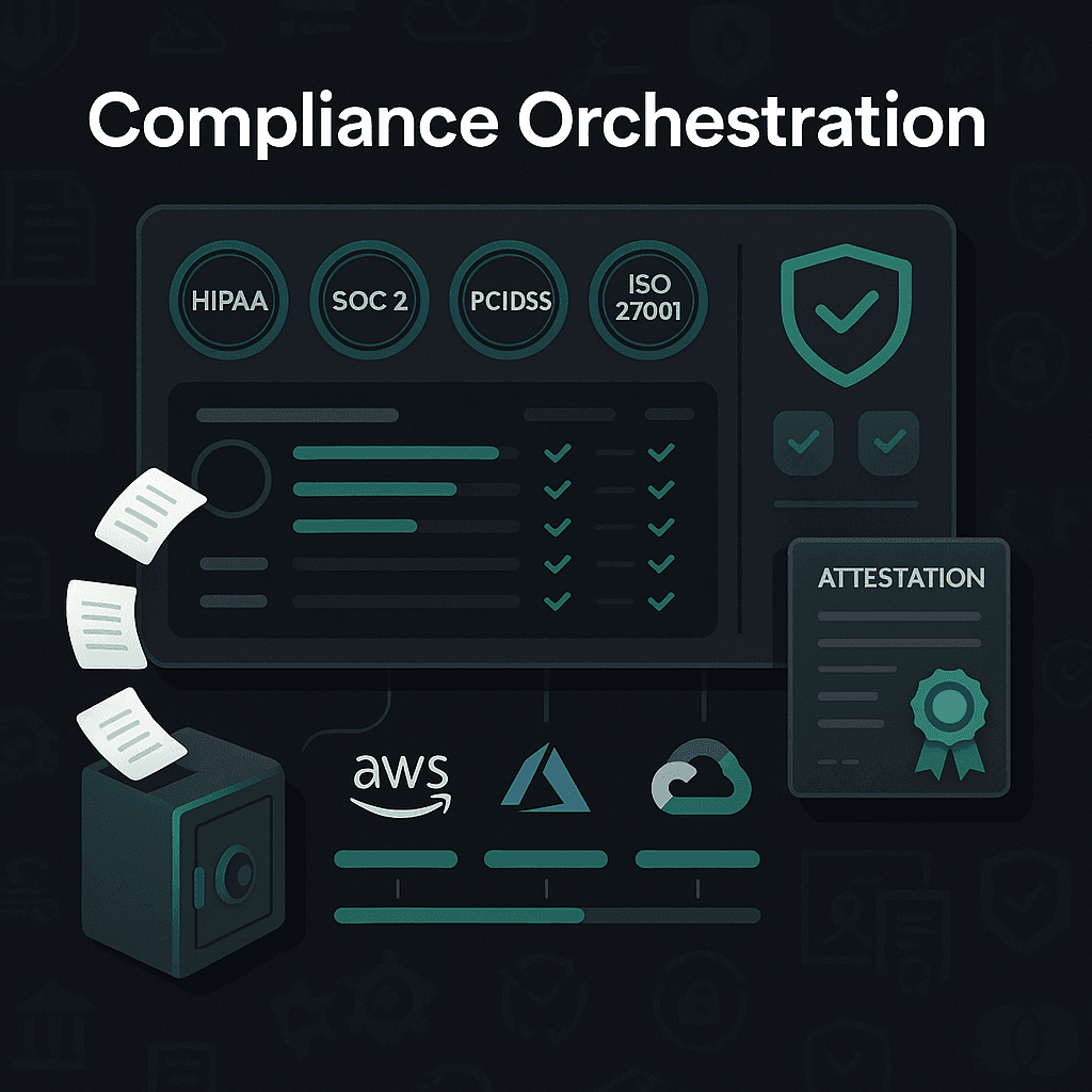 Compliance orchestration visualization